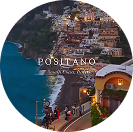 Amalfi coast at dusk