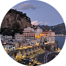 Evening coastal panorama